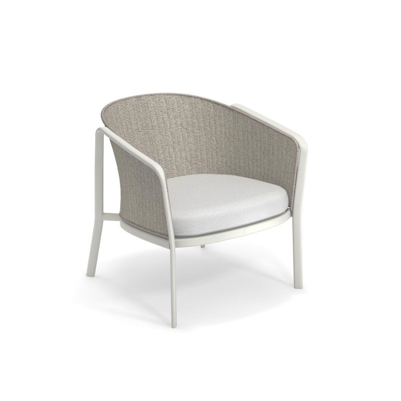 Carousel 1216 Outdoor Lounge chaise Emu blanc / ivoire melange